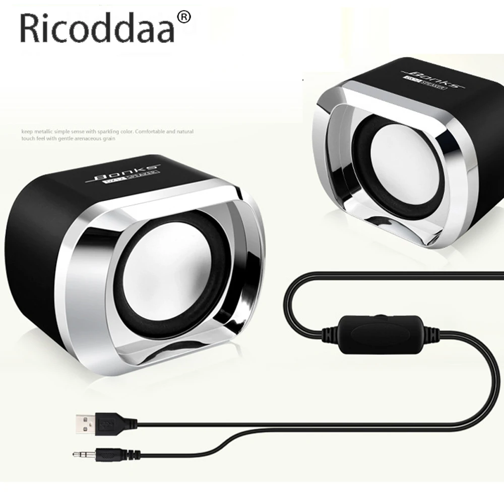 Проводная стереоколонка USB 2 0 мини Колонка для настольного компьютера ноутбука