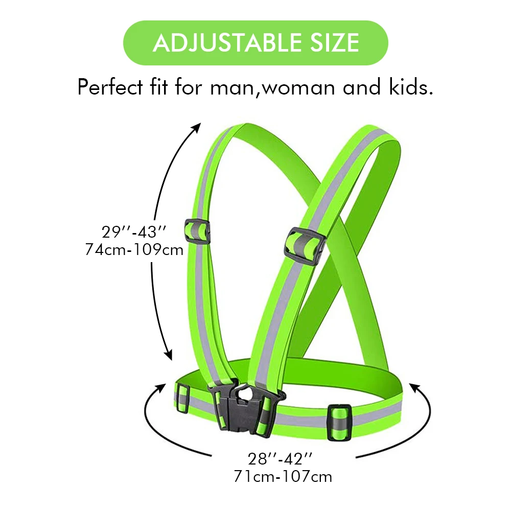 Регулируемый безопасный высоковидимый светоотражающий жилет полосатая куртка