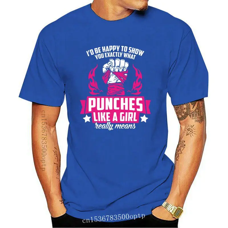 

Новая футболка для девушек с изображением муай-тайского истребителя, футболка с надписью «как девушка» для мужчин, лето 2021, 100% хлопок, повсе...