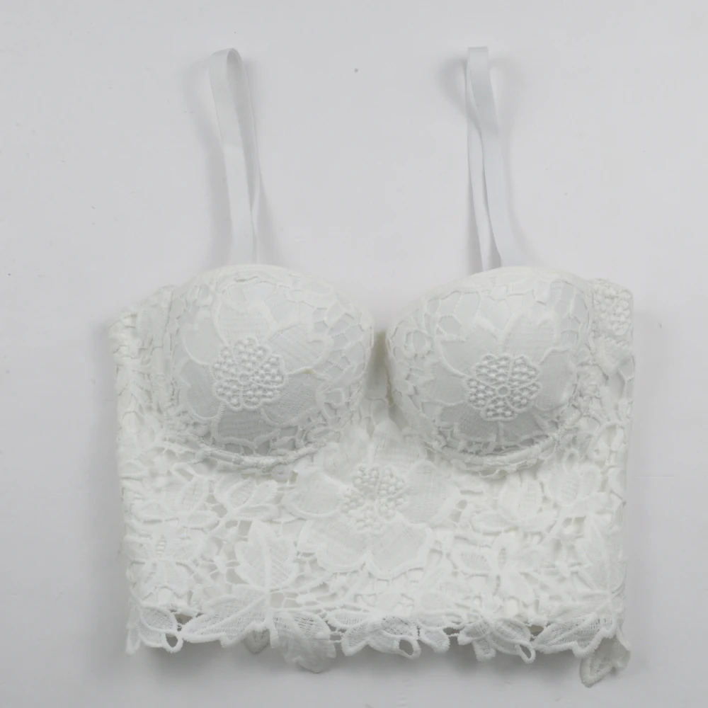 Женский кружевной топ с квадратным вырезом на бретельках | Женская одежда
