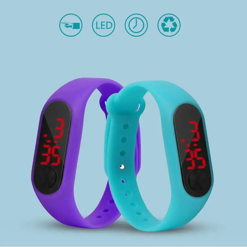 

Fashion New Superior Children's Digital Led Sport Watch Casual Silicone Children Watches Wristwatch Bracelet Relogio Masculino