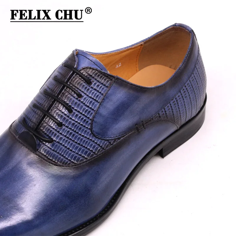 Туфли мужские классические натуральная телячья кожа квадратный носок оксфорды
