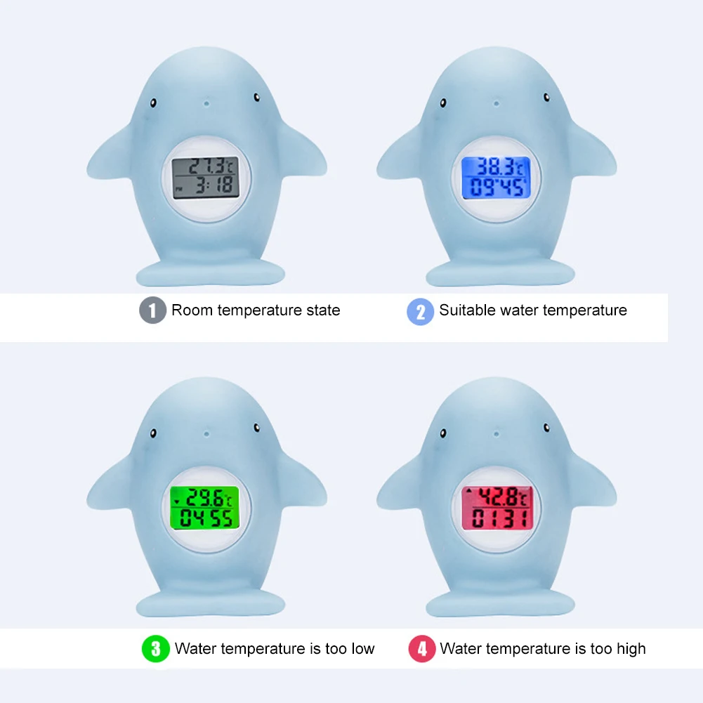 Термометр для ванной и электронный термометр детей мультяшная сигнализация