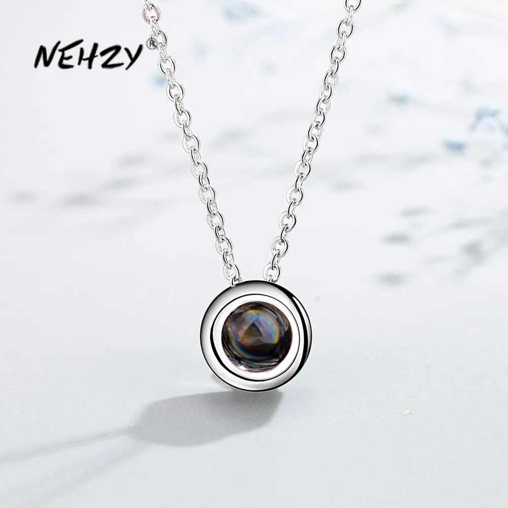 Женское колье из серебра 925 пробы с фианитом длиной 40 + 6 см|Подвески| |