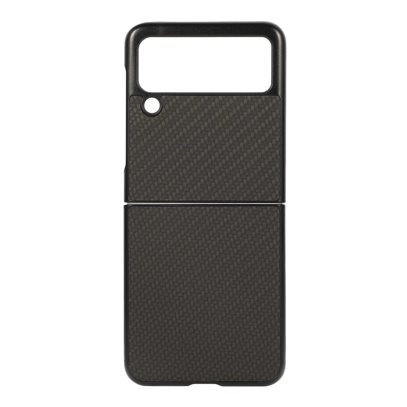 

case Suitable for Samsung Galaxy Z Flip 3 Carbon Fiber Protective Shell Z Flip 3 Z Flip 5G Shockproof Mobile Phone Case