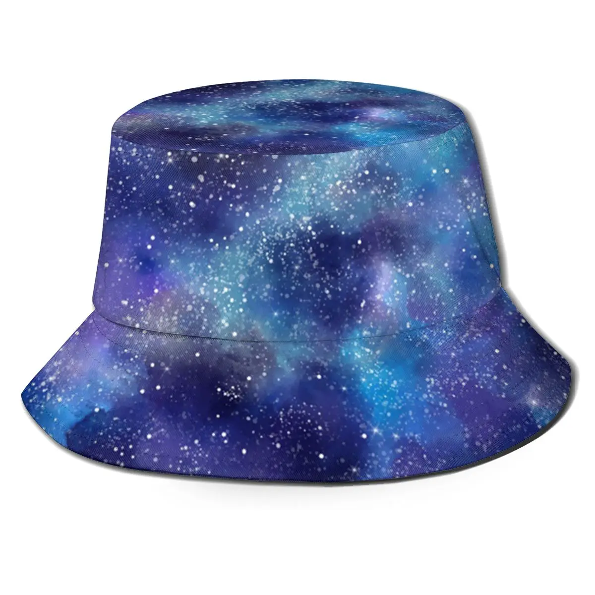 

Galaxy5 Flat Top Breathable Bucket Hats Unisex Galaxy5 Bucket Hat Summer Fisherman's Hat