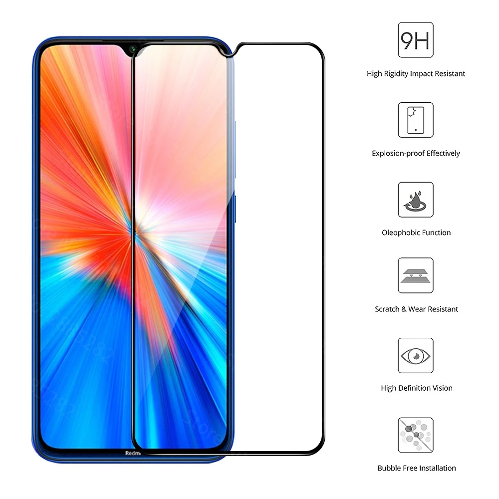 Screen Protectors Glass For Xiaomi Redmi Note 11 Pro Plus 6 7 8 9 Pro Max Tempered Glass For Redmi Note 10 Pro Max 10S 9T 9S 8T
