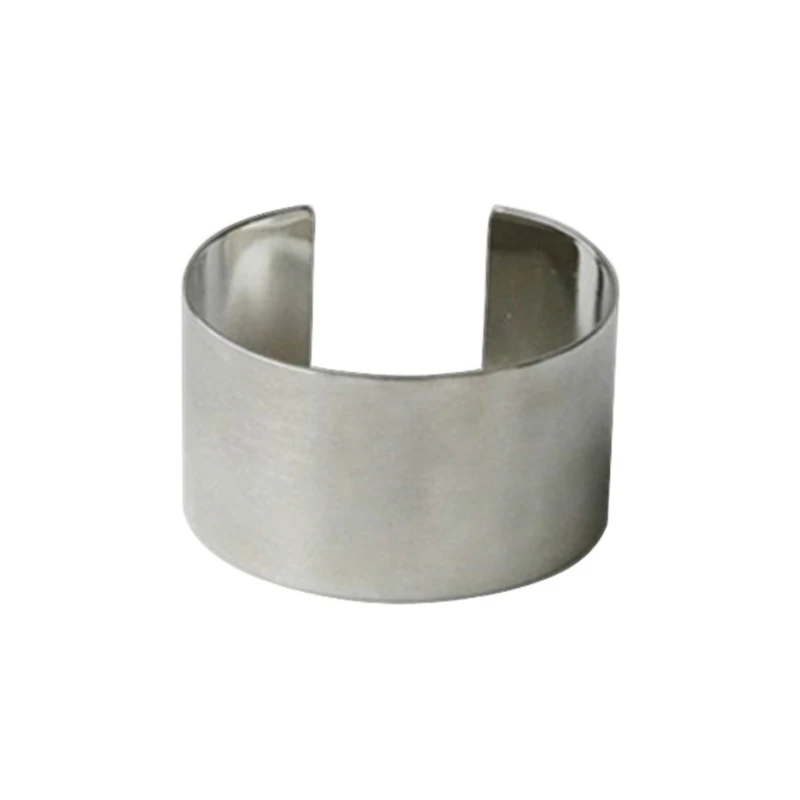 

Fashion Creative Pierced Ear Cuffs Punk Stainless Steel Gold Silver Color Clip Earrings Women Men Hip Hop Earrings Brincos