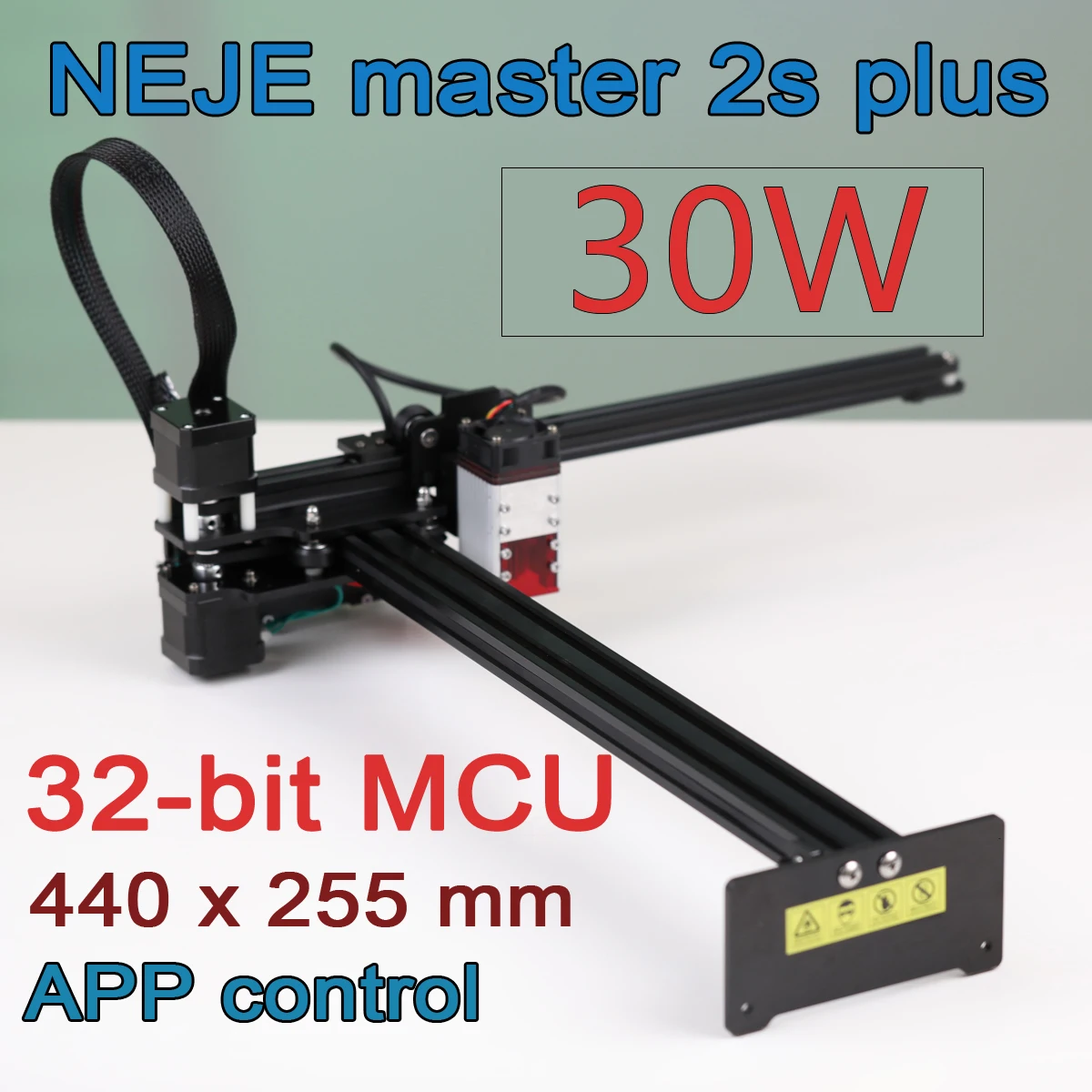 Новый NEJE Master2S Plus 30 профессиональный станок для лазерной резки большой площади