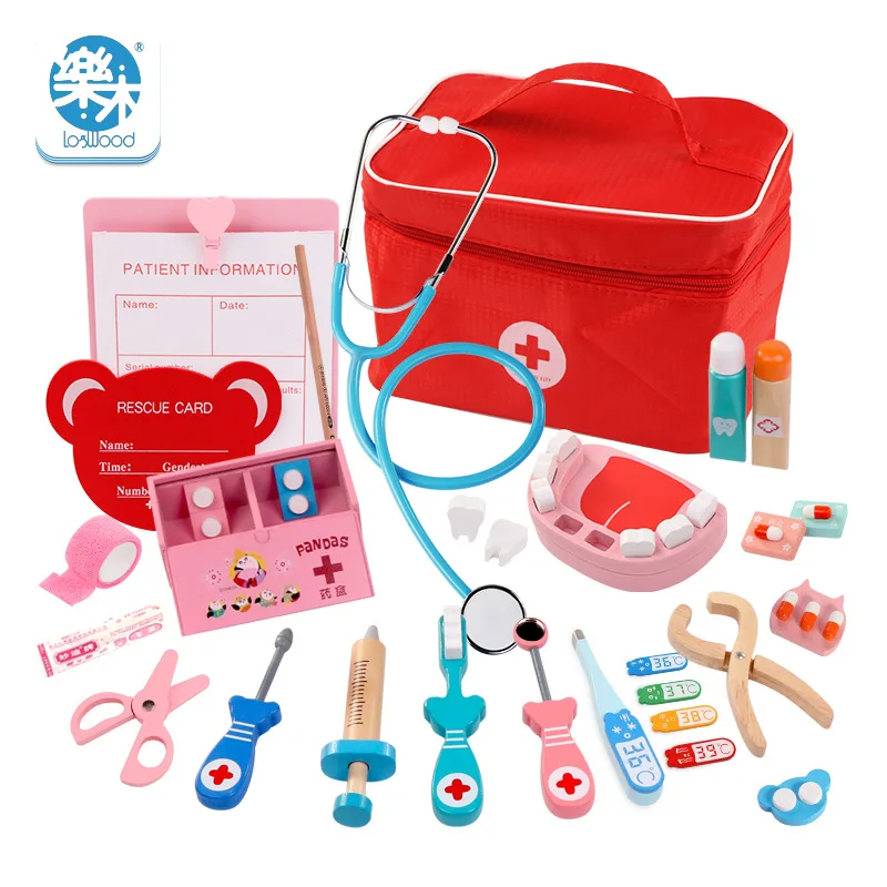 60 шт./компл., ролевые докторские медицинские игрушки, коробка для обучения детей, коробка для лекарств, чехол, ролевые креативные игрушки для... от AliExpress WW