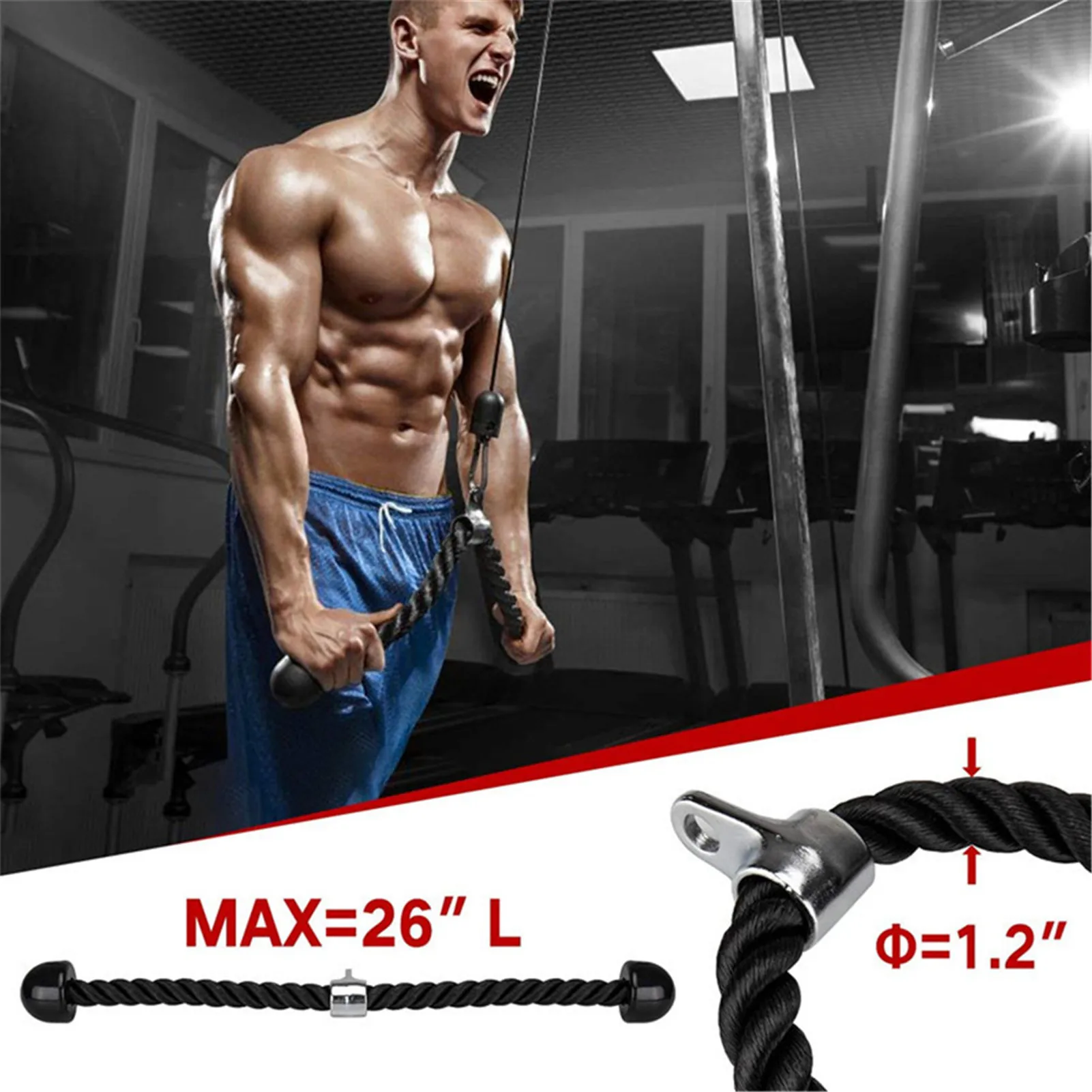 

Pulley Cable System Machine DIY Fitness Equipment for Forearm Muscle Strength Training Home Gym Sport Accessories