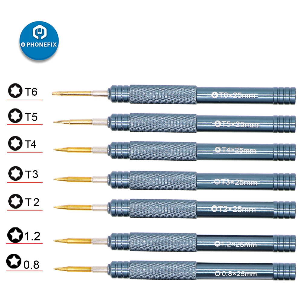 

Precision Screwdriver Pentalobe 0.8 1.2 Torx T2 T3 T4 T5 T6 Phillips 1.5 2.0 Y 1.5 0.6 Mobile Phone Repair Device Hand Tools