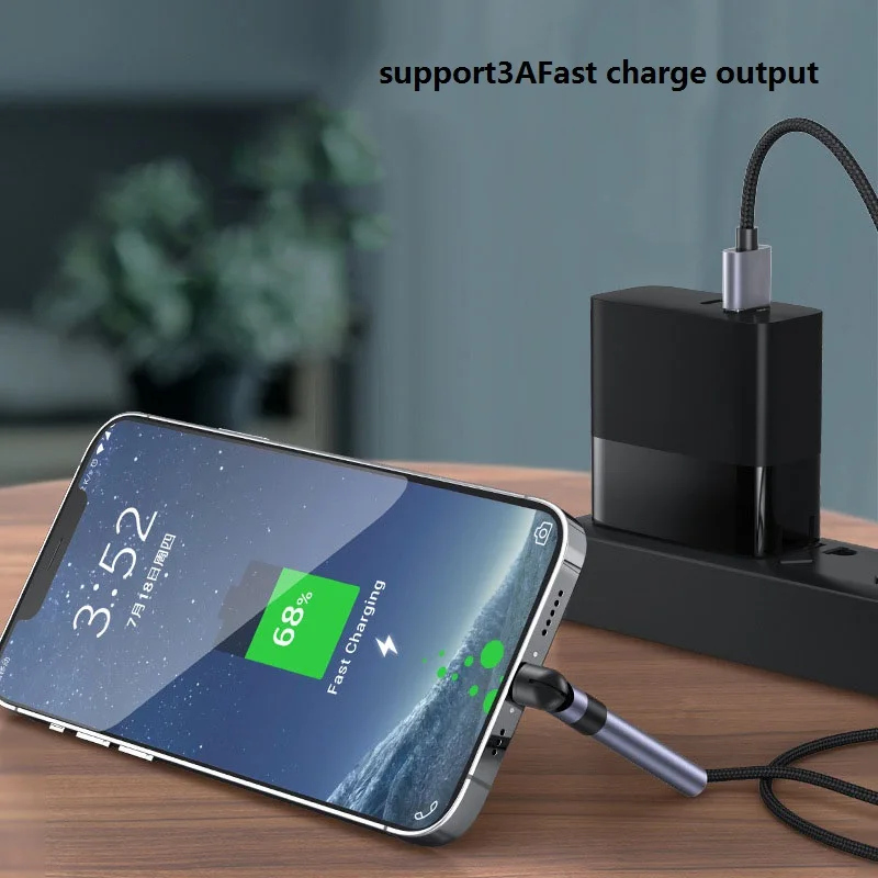USB-кабель зарядный USB Type-C 180 градусов | Мобильные телефоны и аксессуары