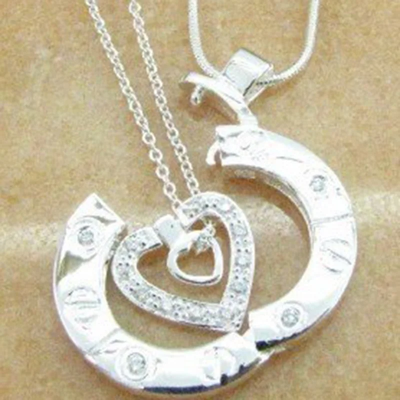 SOXY Пара Ожерелье пара ювелирных изделий лестница на небеса женщин кулон ожерелье