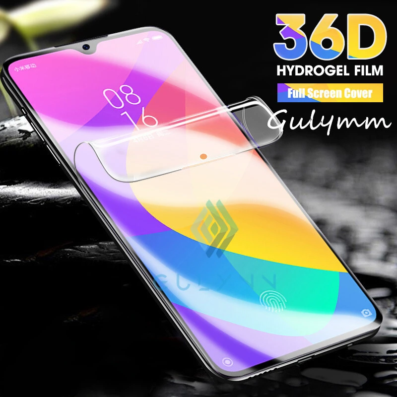 Мягкая Гидрогелевая пленка 36D для Xiaomi Redmi 7A 6A Note 4X 6 7 8 9 S K20 Pro защита экрана Mi A2 Lite 9T с