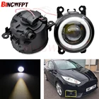2 шт. для форд фиеста MK7 Zetec 2008-2013 автомобильные аксессуары светодиодный туман светильник Ангел глаз DRL Дневной светильник 12V