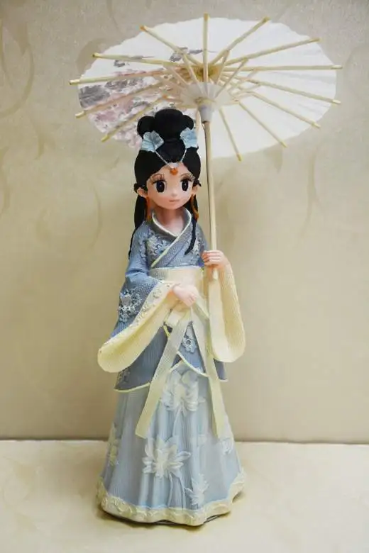 

Статуэтка из смолы, традиционный китайский древний, королевская принцесса ханьфу, кукла принцессы, ретро, модные игрушки, украшение для дом...