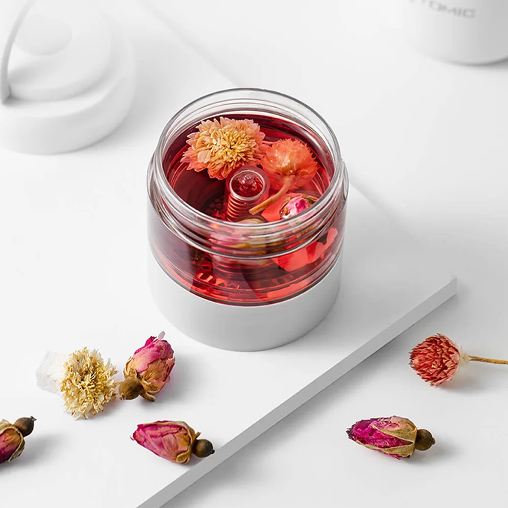 

Portable Stainless Steel Water Vacuum Cup One-click Tea And Water Separation Long-lasting Insulation Cold Outdoor Cup For Home