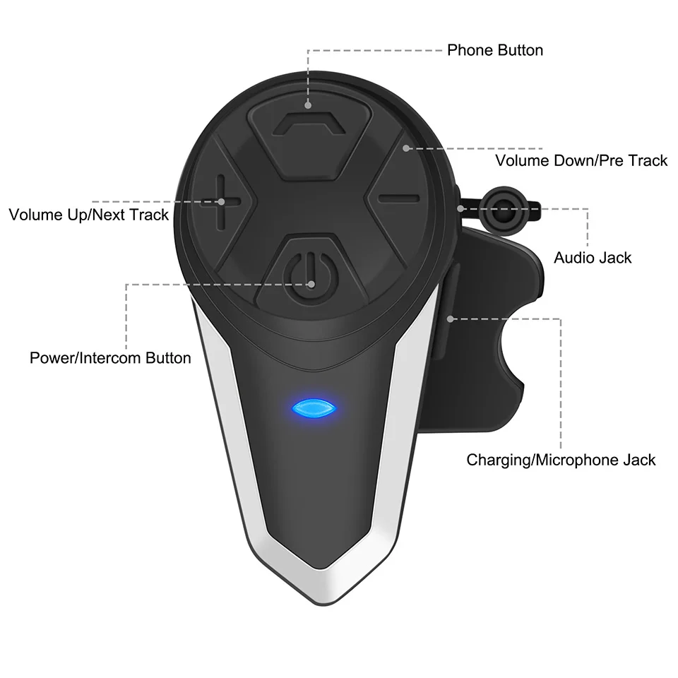 BT-S3 BTS3 мотоциклетный Bluetooth 5 0 шлем внутренняя связь гарнитура для шлема