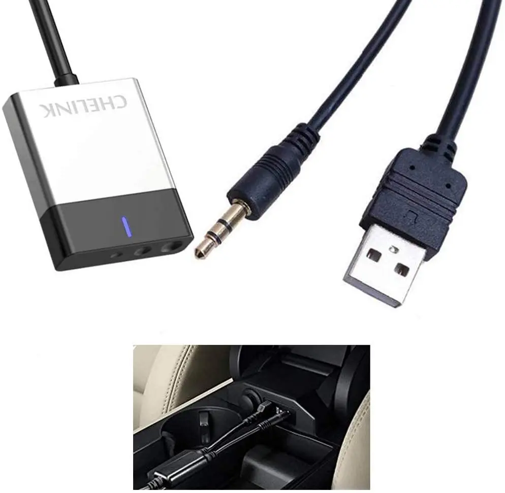 Автомобильный комплект громкой связи helink AUX Bluetooth AMI/MDI/MMI аудио интерфейс адаптер