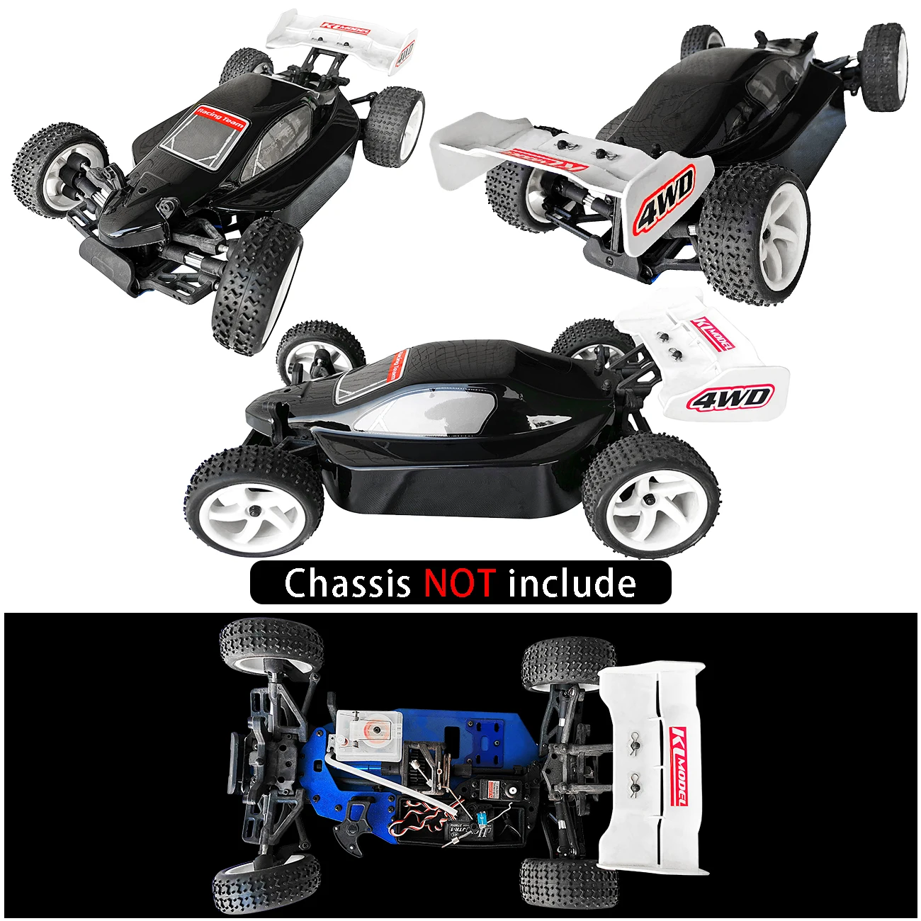 Carcasa de carrocer&iacute;a para Buggy a control remoto, 1/10-4