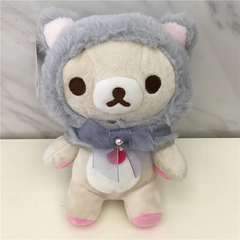 Милый Kawaii Rilakkuma Косплей Кот плюшевая игрушка медведь корилаккума мягкие животные
