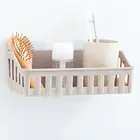 Новый практичный пластиковый угловой стеллаж для хранения в ванной и кухне, органайзер, полка для душа