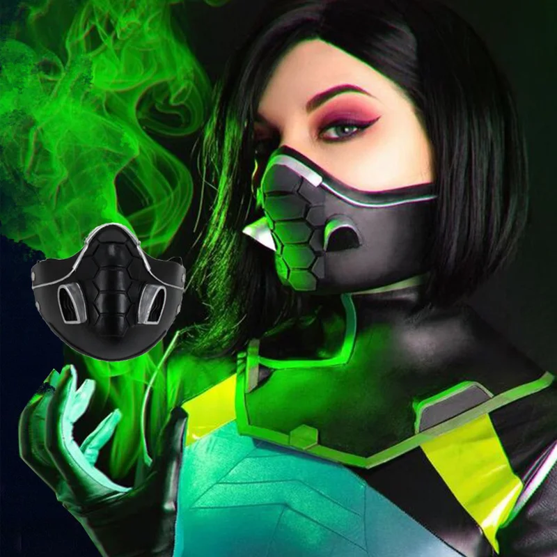 

Valorant Snake Sabine Cosplay Mask Resin Fight Helmet Halloween Masquerade Party Carnival Costume Game Helmet Controller Props