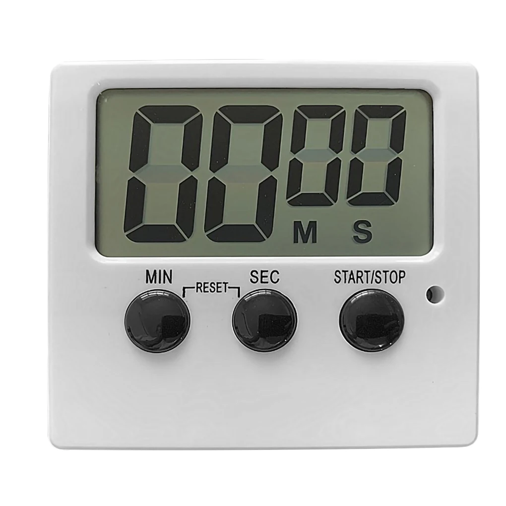 

Digital Baking Oven Alarm Cooking Baking Timer Home Kitchen Digital LCD Display Countdown School Exam Exercise Timer Alarm