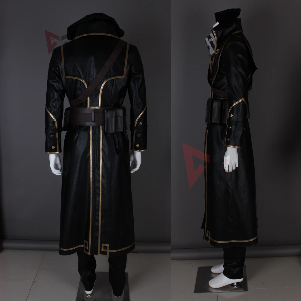 MMGG новинка костюм для косплея кожаный пальто штаны Хэллоуина игровой набор аниме