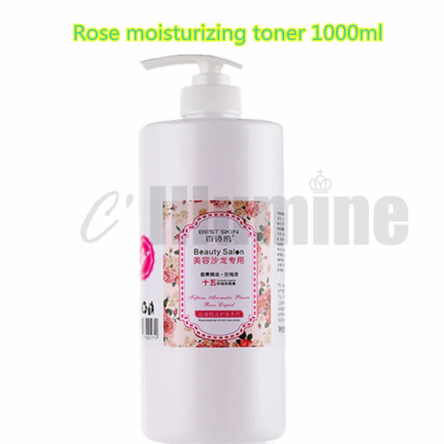 1000ml Aromatherapy Essential Oil Rose Moisturizing Toner Sprayer Beauty Salon Large Bottle