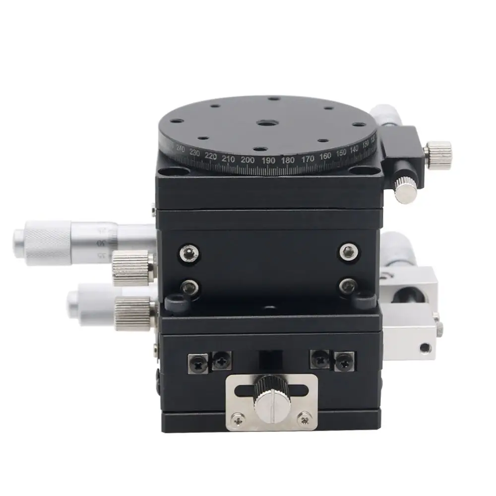 

XYZR Axis Trimming Platform Cross Slide Guide Rail Manual Linear Stages Slipway