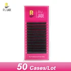 50 лотков Индивидуальные ресницы из искусственной норки ресницы супер мягкие объемные ресницы ручной работы корейские шелковые классические накладные ресницы для наращивания макияжа