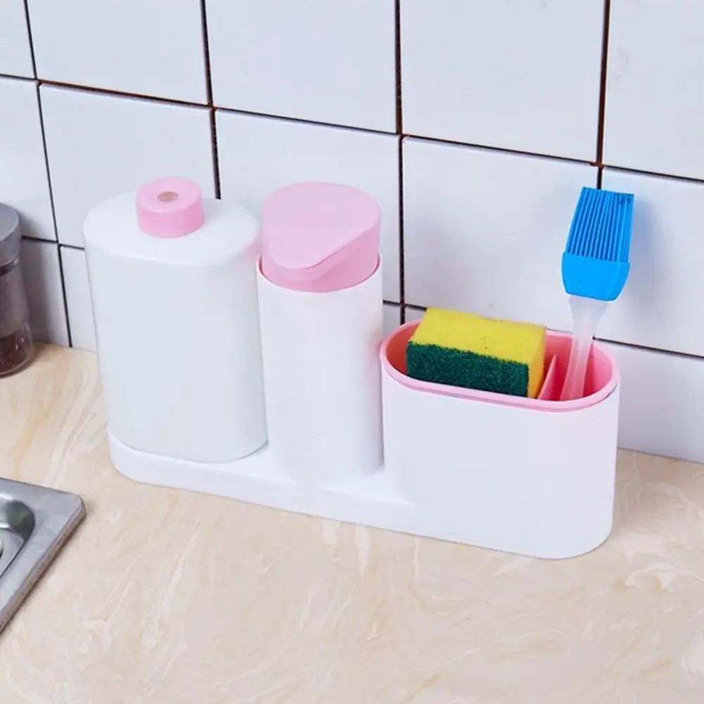Губка для мойки кухни полки хранения ванной комнаты моющее средство дозатор