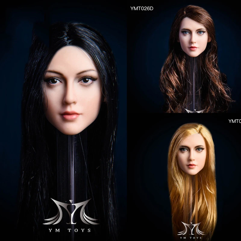 

YMTOYS масштаб 1/6 женская голова Лепка Анна с растительными волосами YMT026 для TBLeague бесшовная фигурка тела