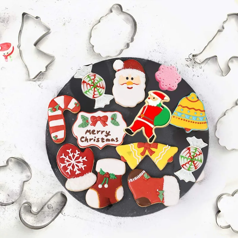 13 шт. набор резаков для печенья с пружинной формой сковороды из нержавеющей стали