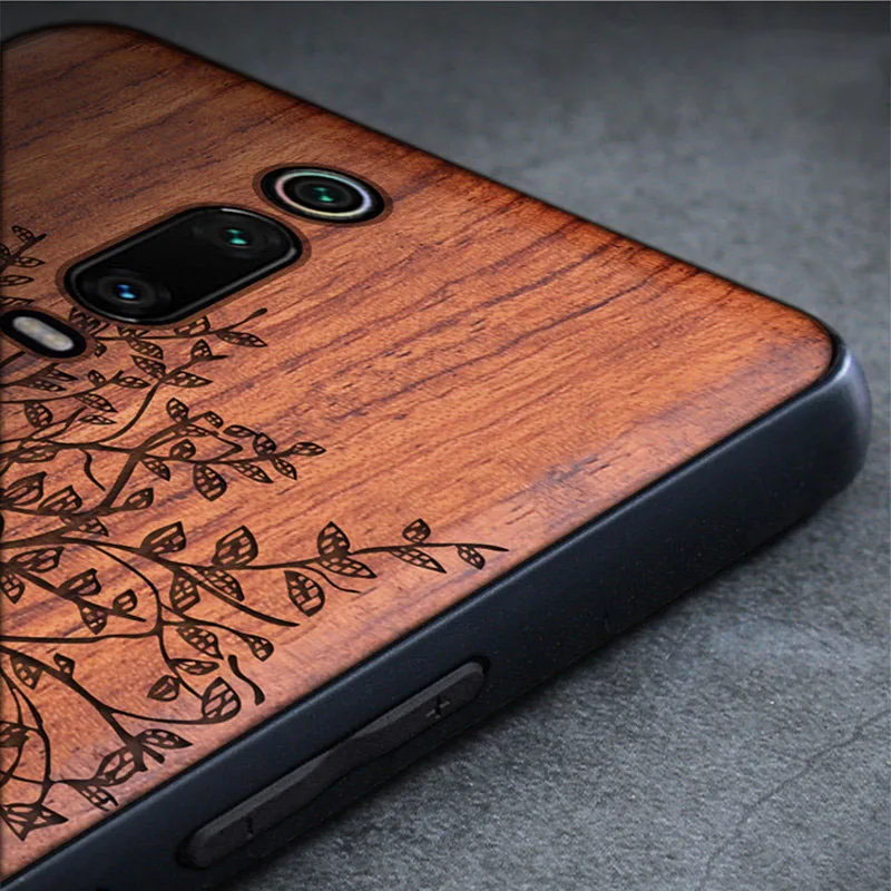 Для Xiaomi mi 9t чехол Boogic Wood funda Red mi k20 Pro Rosewood TPU противоударный задний Чехол для телефона Xiaomi mi 9T Pro Чехол