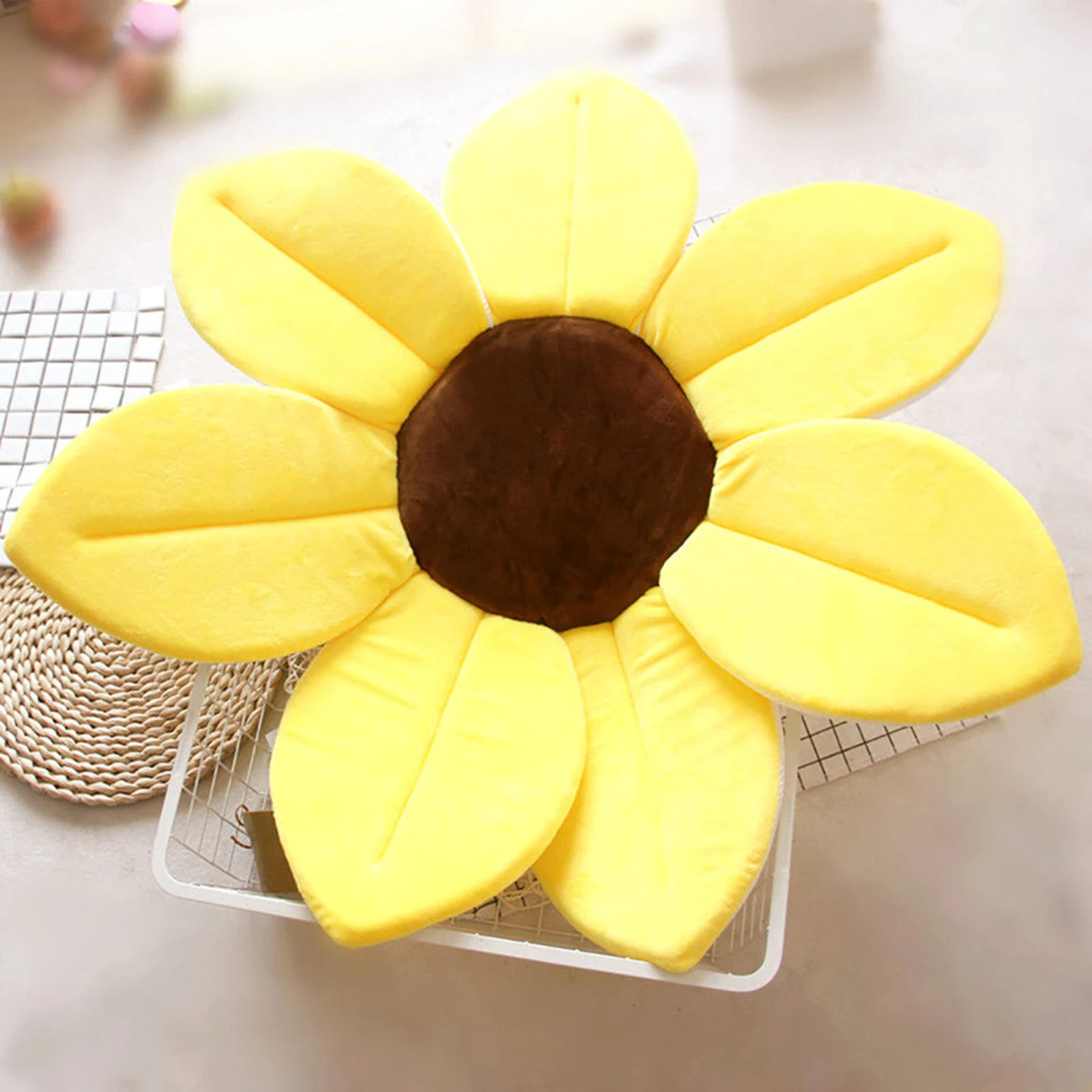 

Foldable Baby Bathtub Flower Blooming Bath Tub Anti-Slip Baby Shower Baby Blooming Sink Bath Cushion Skin Bath Pad Mat Gift