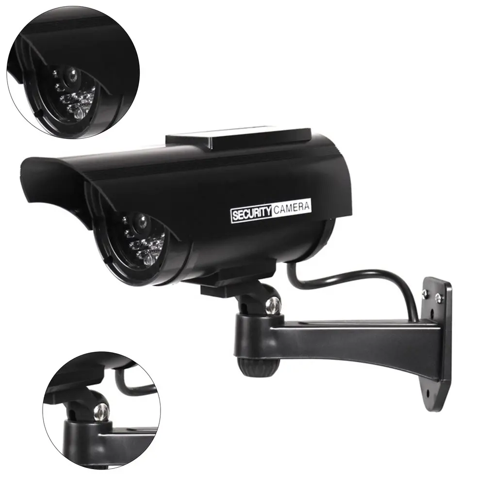 

Dummy Fake Camera Solar Power Imitation High Simulation CCTV Camera Outdoor Monitor Waterproof Surveillance Camera Bullet Camera