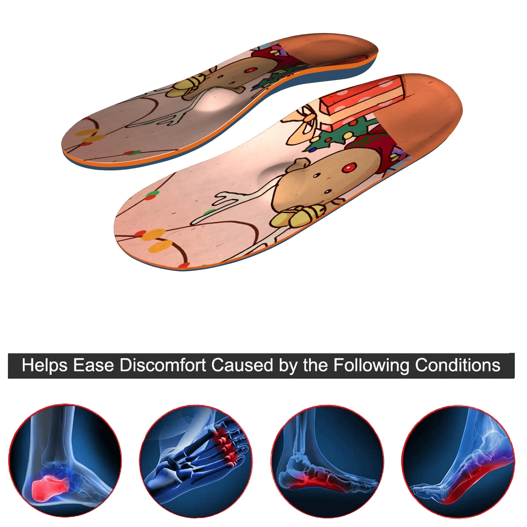 Ортопедические стельки с пенным наполнителем эффектом памяти | Обувь