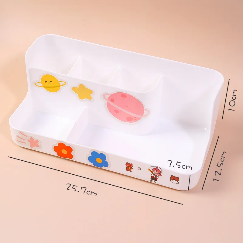 

W&G Multifunctional Pen Holder Storage Box Cosmetic Storage Office Student Stationery Storage Supplies Desk Rack