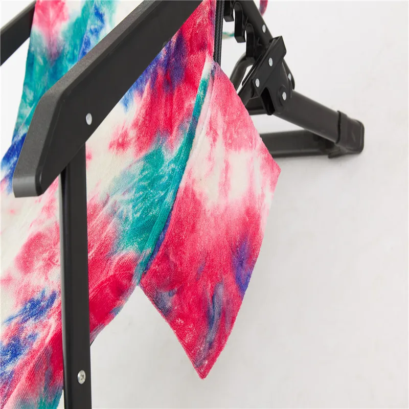 

Fashion tie-dye recliner cover absorbent quick-drying pad towel beach towel folding thin chair beach chair lounge pool swim