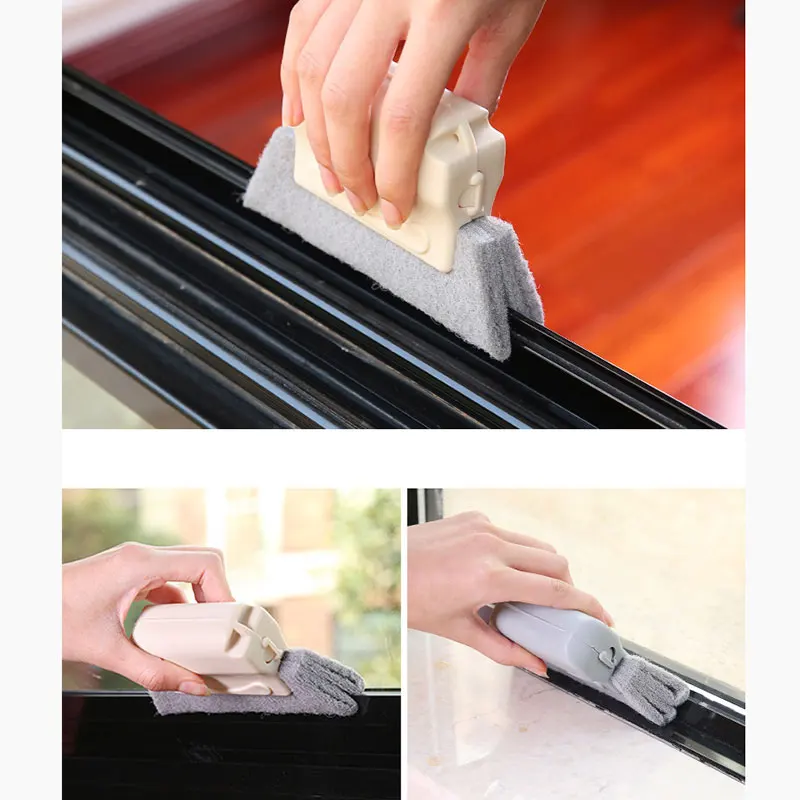 1 шт. щетка для чистки окон дверей и дорожек угловая клавиатуры кухонные губки
