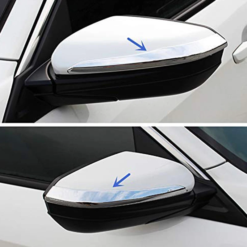 Отделка для зеркала заднего вида из углеродного волокна с принтом Honda Civic 2016 2017 2018