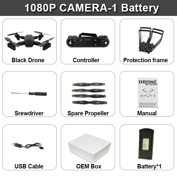 1080P Black 1B SG700D 4K Квадрокоптер Дрон Дроны с камерой Hd мини Дрон Rc вертолет игрушки профессиональный Дрон Com камера Квадрокоптер гоночный - Цвет: 1080P Black 1B