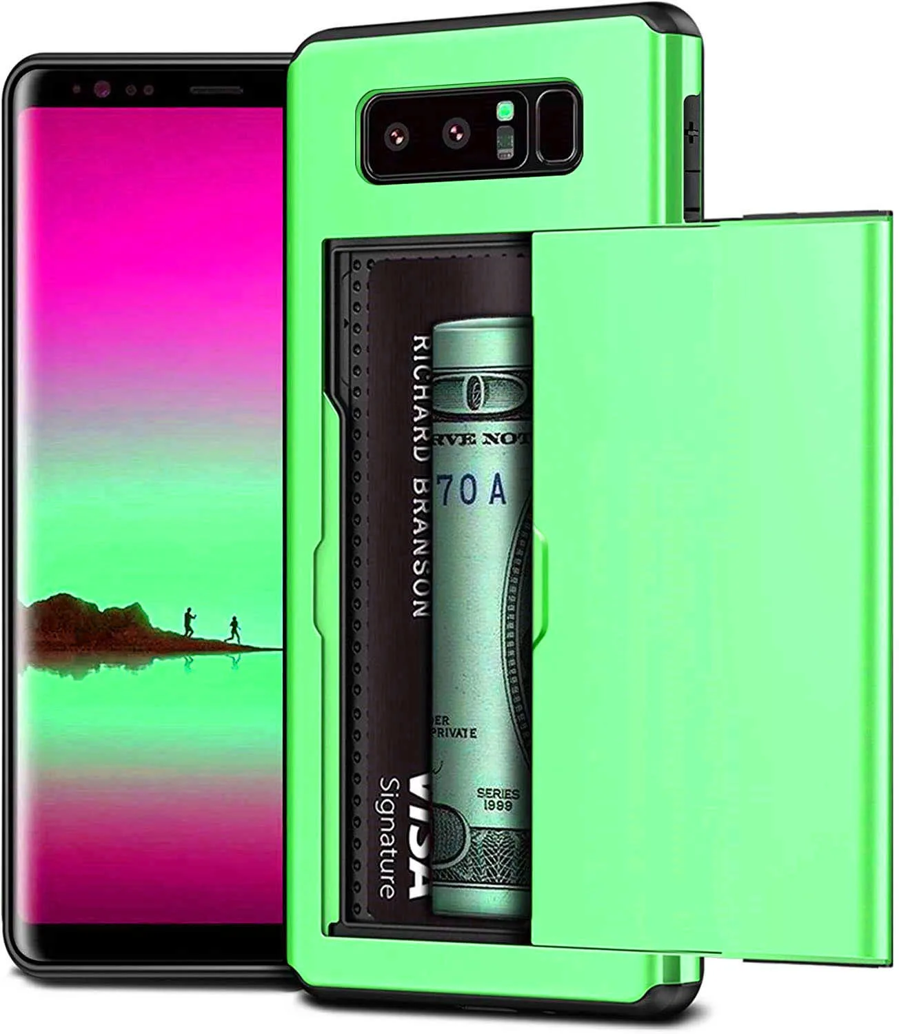 

Cover For Samsung Galaxy Note 8 N950F N950 Protective Credit Card Holder ID Slot Case For Samsung Galaxy Note8 Back Phone Cases