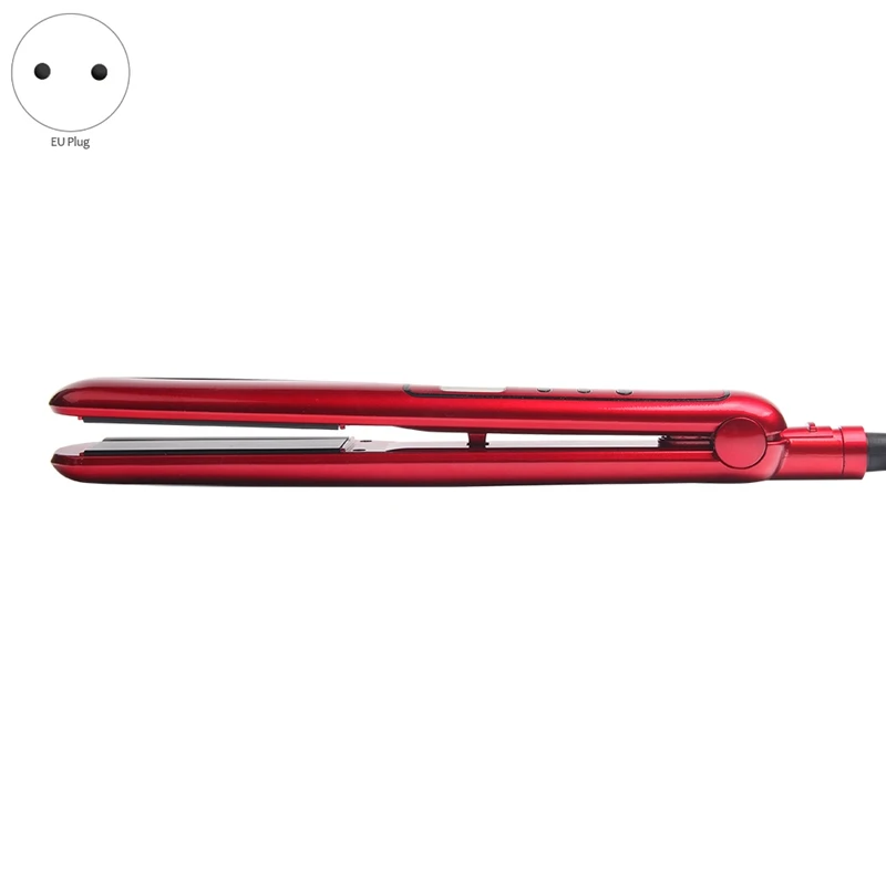 ЕС вилка ЖК дисплей электрический контроль температуры выпрямитель для волос