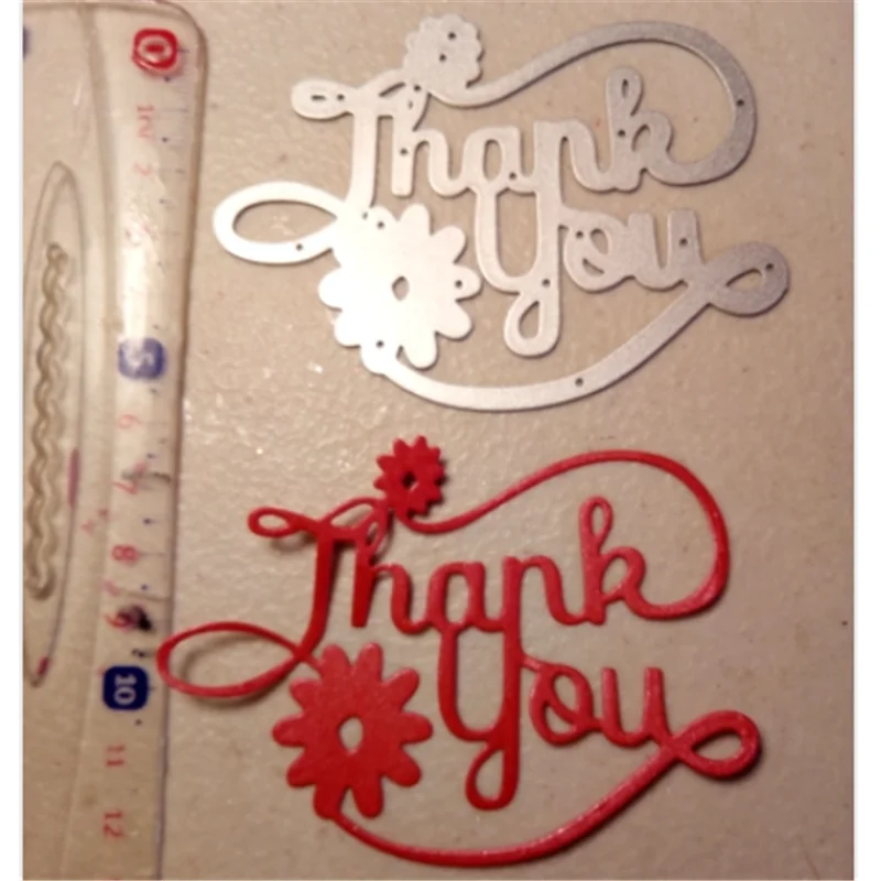 EastshapeThank you слова штампы для резки металла скрапбукинга высечки стежка ремесло