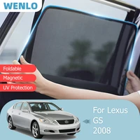 for lexus gs gs300 2005 2010 front windshield car sunshade side window blind sun shade magnetic blocker truck visor mesh curtain