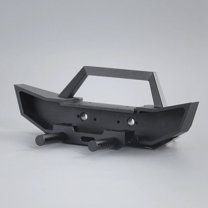 

Metal Front Rear Bumper with Led Light Spare Tire Bracket for 1/10 RC Rock Crawler Axial SCX10 90046 90047 TRX4 D90